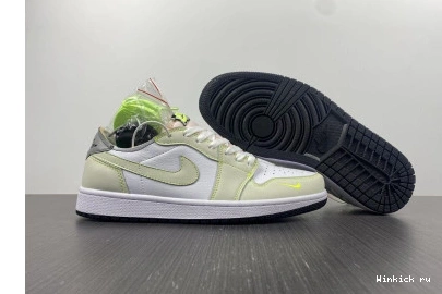 Low Air Jordan 1 Nike White-Green 0822